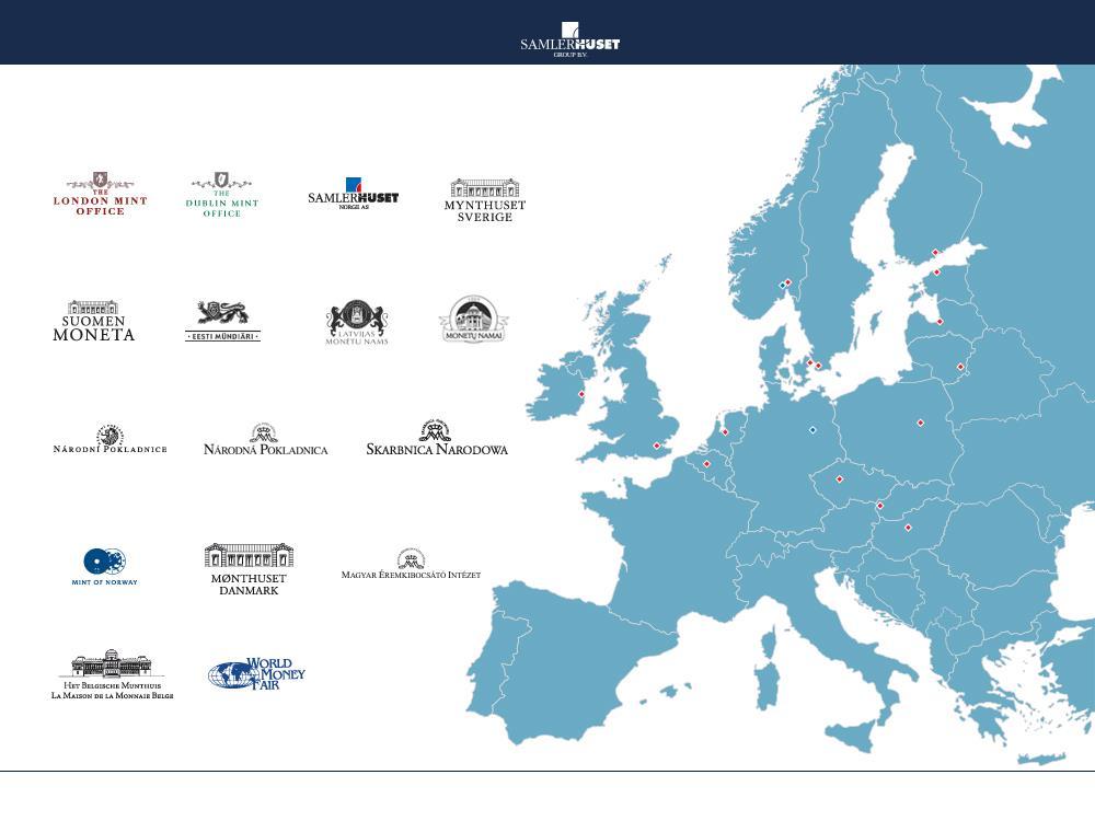 Kontorer i 16 land i Nord- & Sentral-Europe Helsinki Kongsberg Oslo Tallinn Riga