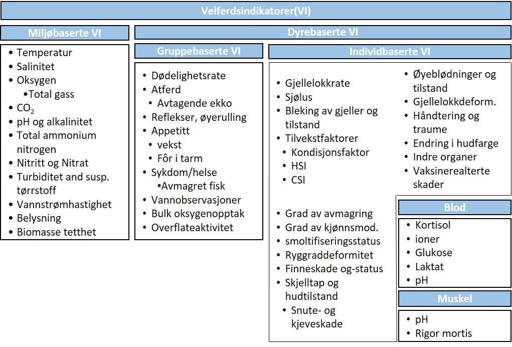 5.5. Oversikt over OVI er omtalt i del A, og brukt i del B og C av håndboken Figuren under oppsummerer all VI er, OVI er og LABVI er dekket i del A av håndboken.