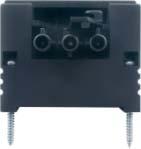 Velg lengde på strømkabel 340 336.604 4 stk. strøm i sort plast, kan rekkekobles.