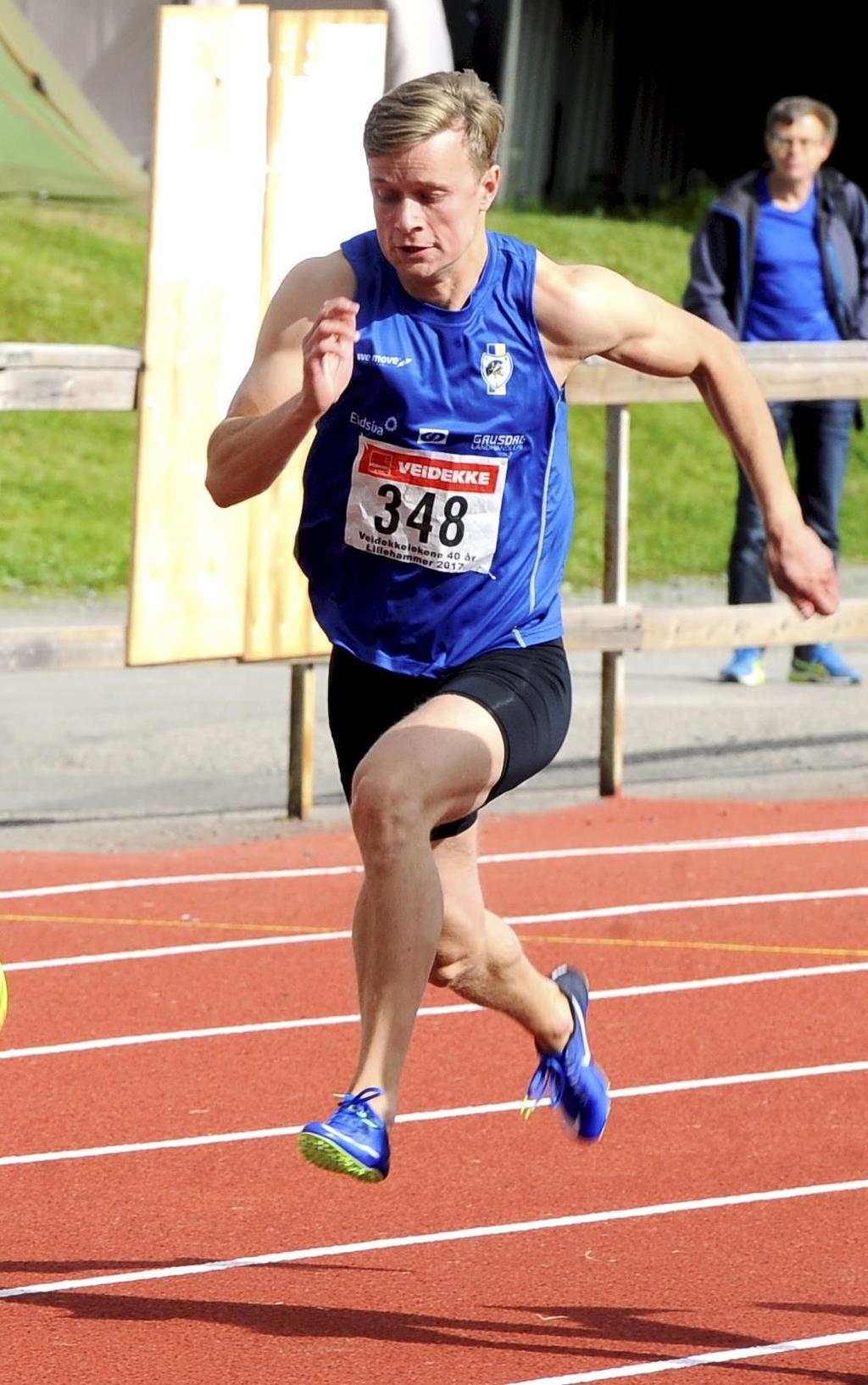 Strålende løping av Håkon på Bislett Løp 100m på 10,61 og 200m på 21,44 Gishe løp fin 3000m på 8,41,55 på Sommerstevnet Det var strålende løping av Håkon Morken under Oslo Friidrettskrets s