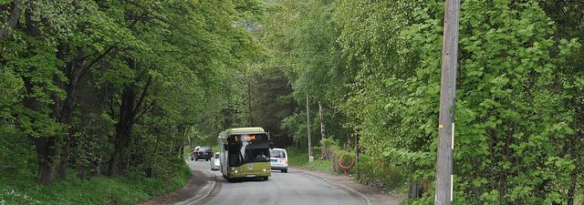 Dybdahls veg Vegen bygges om for å tåle busstrafikk og for å redusere rystelser i grunnen for tilstøtende beboere.