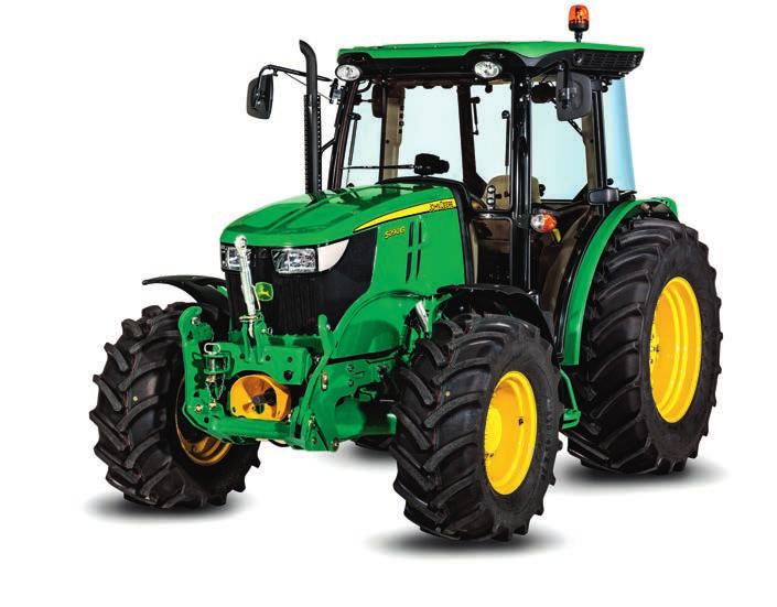 KAMPANJE 5075E FRA Begrenset antall 269.000,- JOHN DEERE 5G Med 5G-serien tilbyr John Deere en smidig og kompakt moderne arbeidshest. 2 modeller: 5080G og 5090G med henholdsvis 80 og 100 hk.