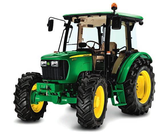 JOHN DEERE 5M Nye John Deere 5M serie med sitt tøffe design er en svært fleksibel og anvendelig traktor.