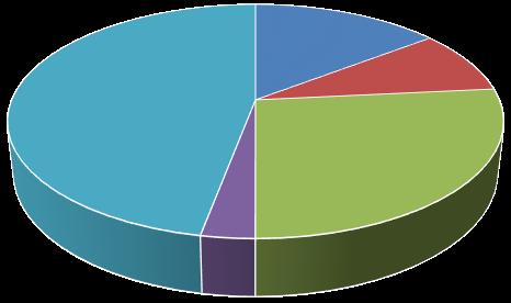 Figur 11-1 Kostnadsfordeling for investeringer i Snorre Expansion Project fordelt på hovedkomponenter Investering fordelt på hovedkategorier 3124 15 % 10059 47 % 1890 9 % 27 % 5682 3632 %