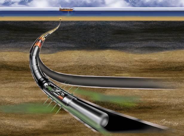 Subsea oil well instrumentation Flow from different zones of an oil reservoir is controlled