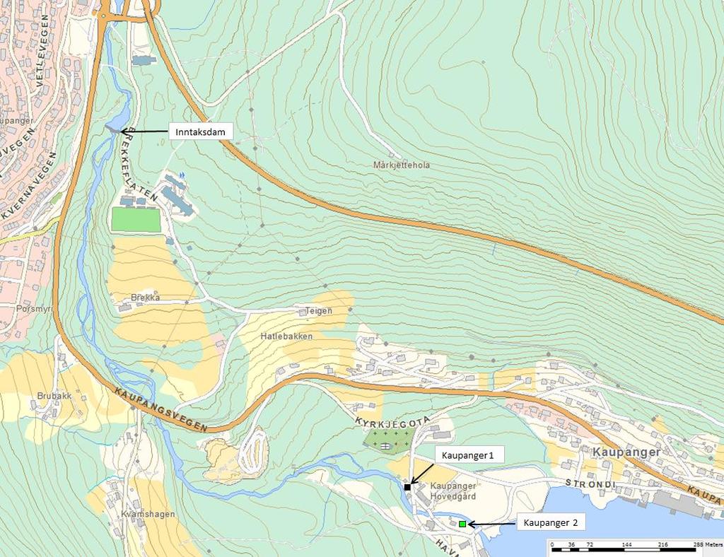 PLANLAGT KRAFTVERK I KAUPANGSELVI Kaupanger Kraft AS fikk 22. juni 2006 konsesjon til bygging og drift av kraftverket Kaupanger 2 i Kaupangselvi (Kaupangerelva) i Sogndal kommune.