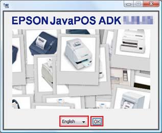 Installasjon D Skjermbildet EPSON JavaPOS ADK x.xx.x vises. Velg språk og klikk deretter på OK. E F G H I J K L M Skjermbildet Introduction vises. Klikk på Next (Neste).