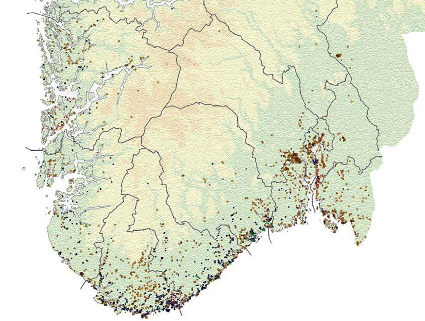 Eikestjertvinge er den eneste dag sommer fuglen som er sterkt knyttet til eik, fordi larvene lever av eikeløv. Tegning: Honorata Gajda. Hule eiker i Norge. Kilde: NINA/gbif 