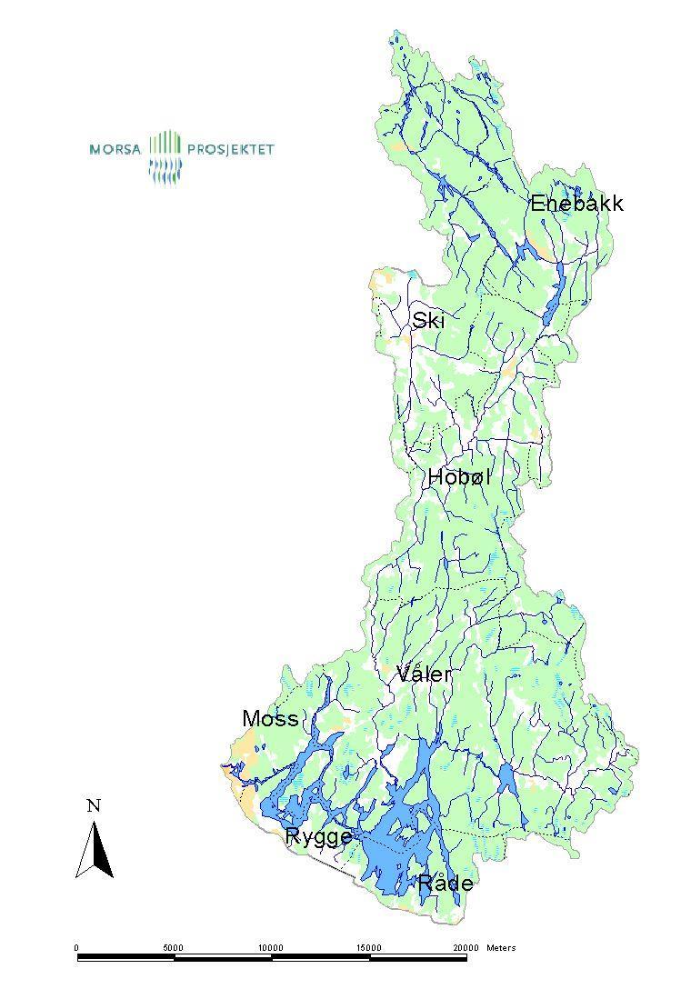 Vansjø/Hobølvassdraget - Morsa 690 km 2 16% jordbruk, 80% skog 9 kommuner og 2 fylker, ca 40.000 innbyggere og ca 400 gårdsbruk Tiltaksanalyse i 2001 la det faglige grunnlaget for arbeidet.