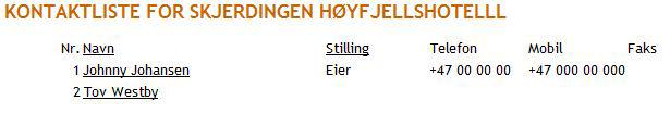 5 2009). Vi ville endre fargen til intranettmenyen slik at den ikke var lik hovedmenyen. I stilarket ble menyene styrt med samme koder, og de hadde derfor lik farge.