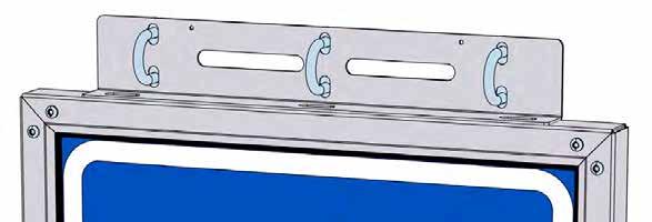 Med 10,5mm hull for 8mm U-bolter og 15mm slidespor.