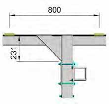 TUNNEL TYPE EIGANES VARIANTER C-C 800 mm