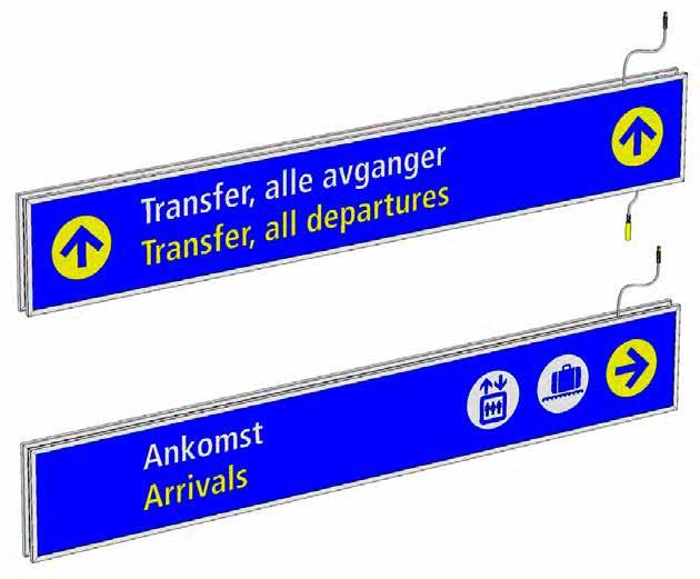 COMPACTSIGN TERMINALSKILT BESKRIVELSE Et skilt av høy kvalitet med lave kostnader. LED gir lang levetid og mindre vedlikehold.