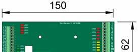 LED FARESKILT STYRING - SKILLEKORT SC28E Galvanisk skille. Monteres på DIN skinne i SSA skap.