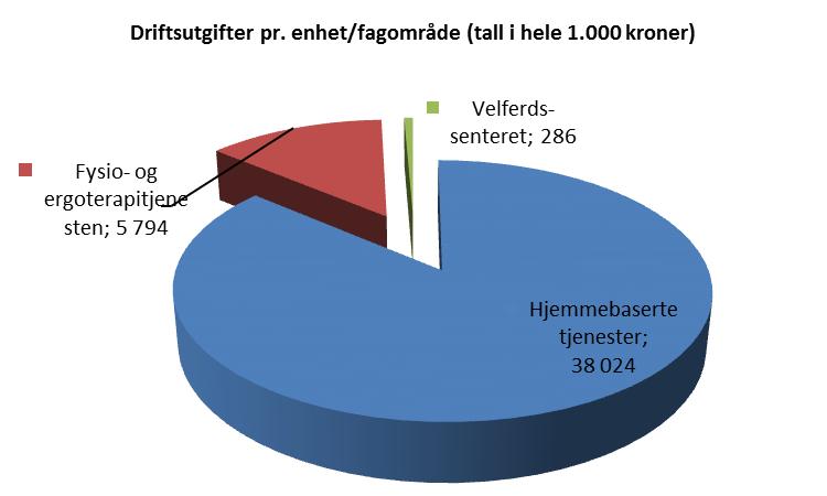 man i de fleste tilfeller ikke kan forutse når det vil bli behov for tjenester. Virksomheten har et stort fokus på fagutvikling.