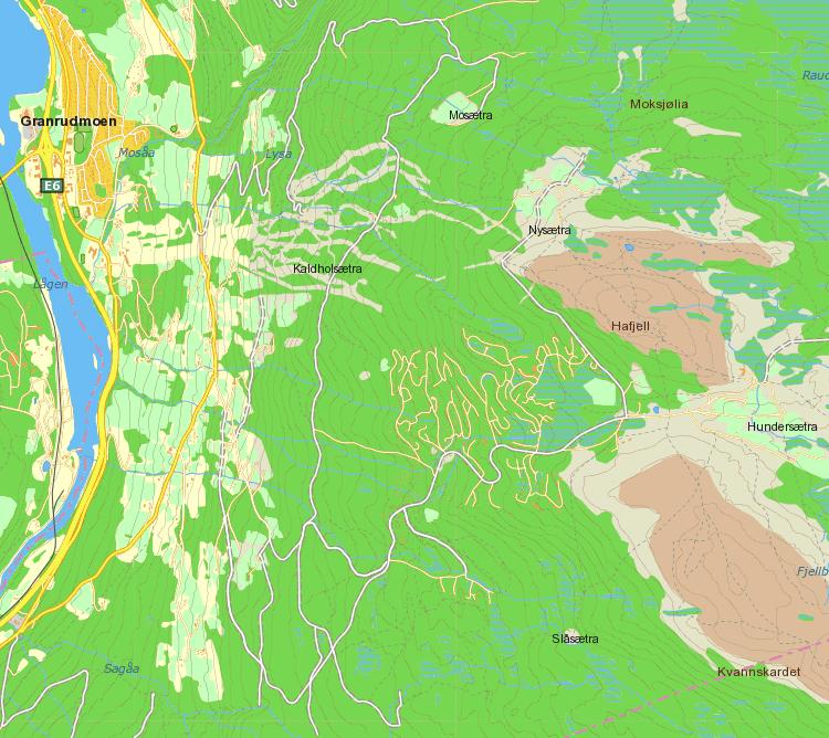 Planbeskrivelse for omregulering av reguleringsplanen Høghaugen Øvre i Hafjell 4 BAKGRUNN Planens formål Hensikten med planarbeidet er å omregulere et areal på ca.