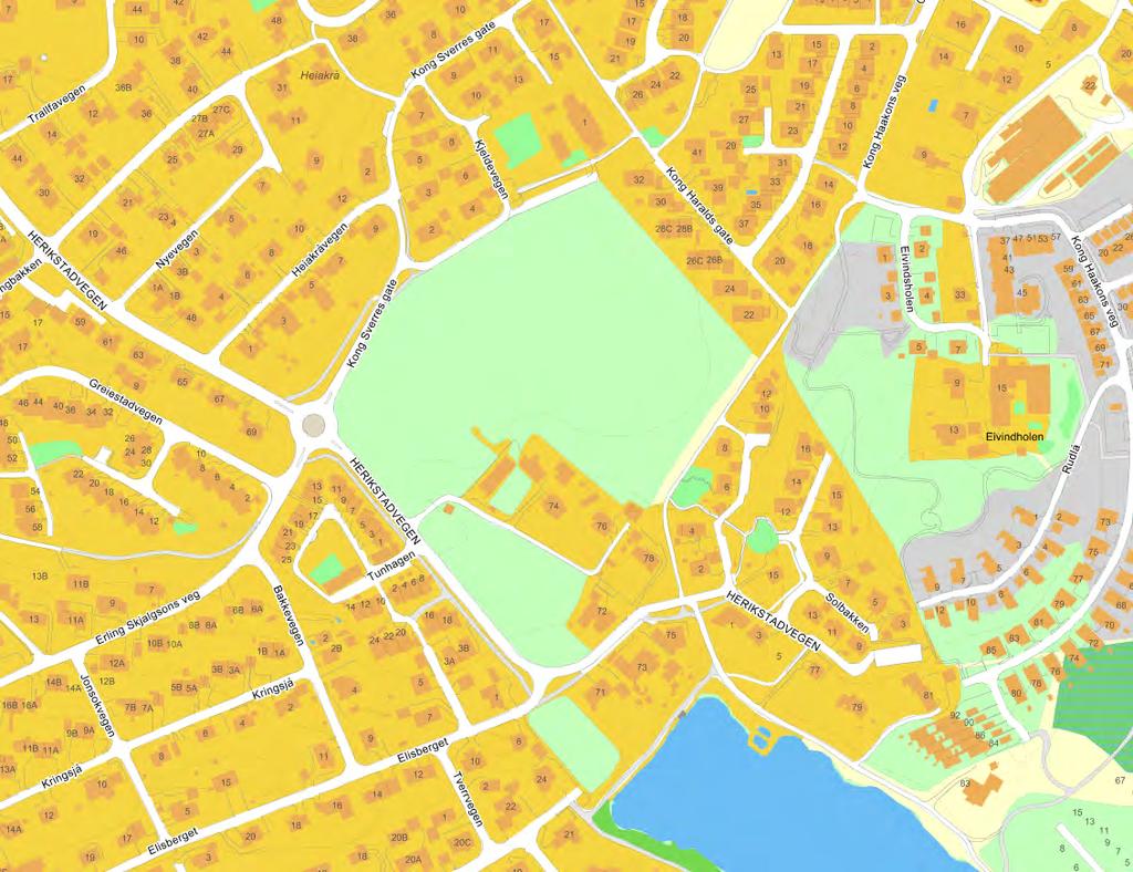 Plan 476.00_Trafikkvurdering Side 4 2.3 Trafikksituasjonen i området i dag Veinettet helt nærmest planområdet består av kommunale veier.