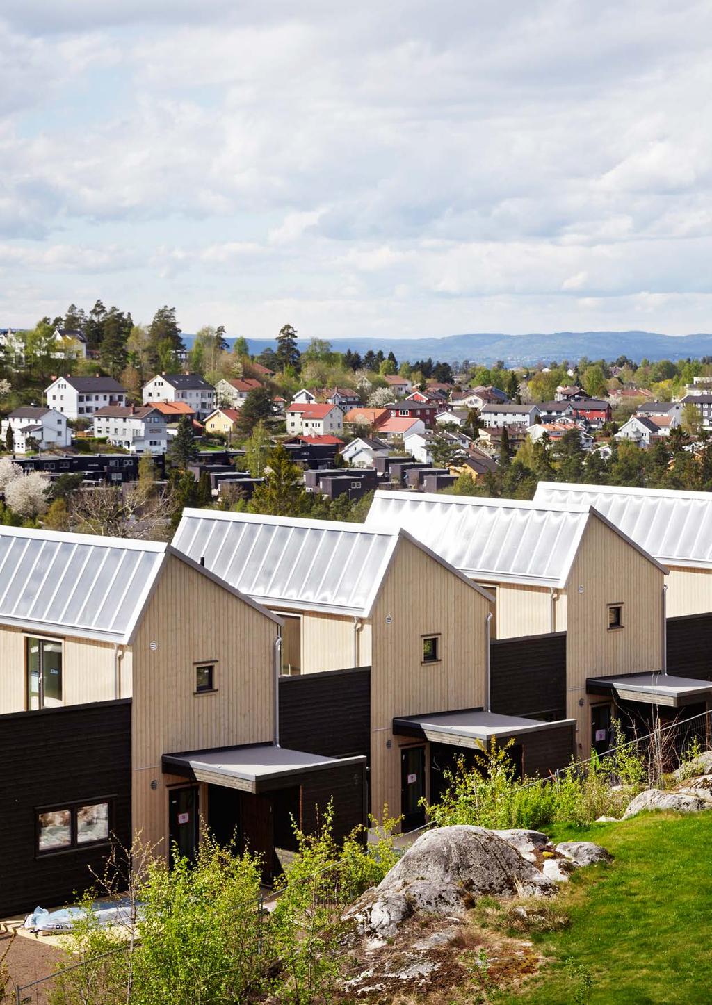 et stort antall leietakere med ulik kontraktstid, og risikoen for lavere inntekter og økt ledighet vurderes som lav.