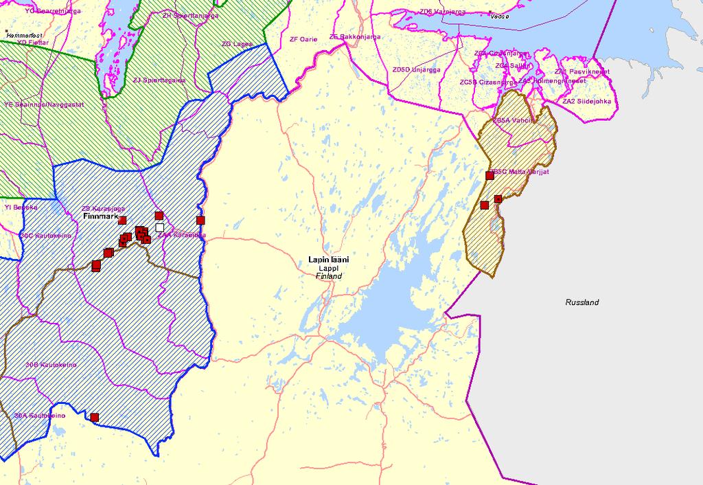 Side 16 av 22 minst to individer i Troms og Finnmark, et individ var en blanding av skandinavisk/russisk opprinnelse (i Karasjok) og en av russisk opprinnelse (Troms).