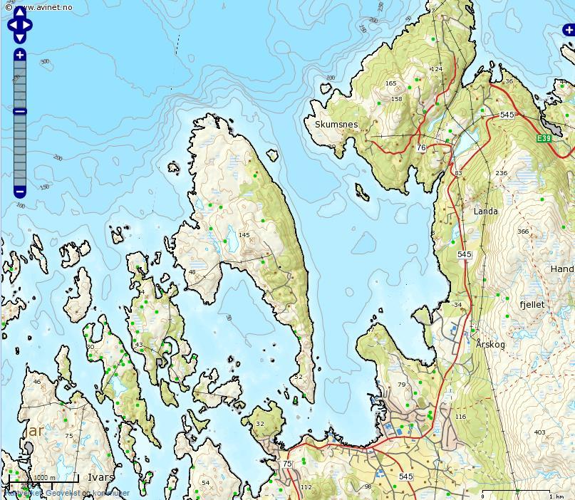 300 150 100 68 100 Fitjarvika 50 Inntak sjøvatn Planlagt utslepp Kobbevik og Furuholmen Oppdrett AS 50 Figur 5.