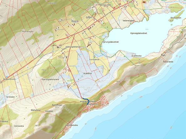 4.7 TUNNELAR OG BRUER Det finst to biltunnelar i kommunen. Tunnelen i Engeskardet (25 m) er avgjerande for vegsambandet til hytteområde og bustader i Engeskardet og på Alme (4.7.1).