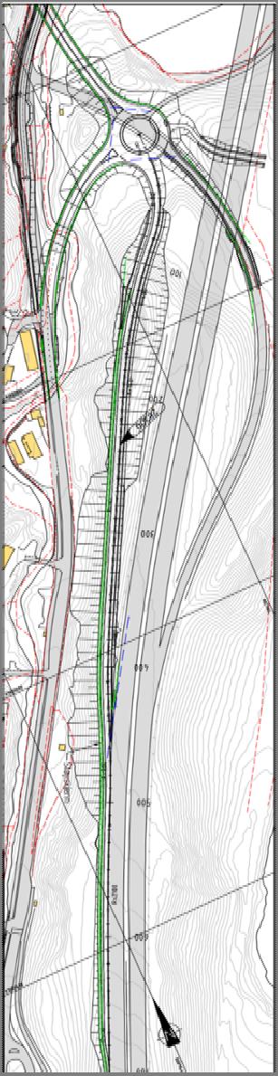 4.1.1 Trafikktall 10 Trafikktallene benyttet for det nye veianlegget er framskrevet til 2040 med 40% vekst fra trafikkmengden registrert i 2014.