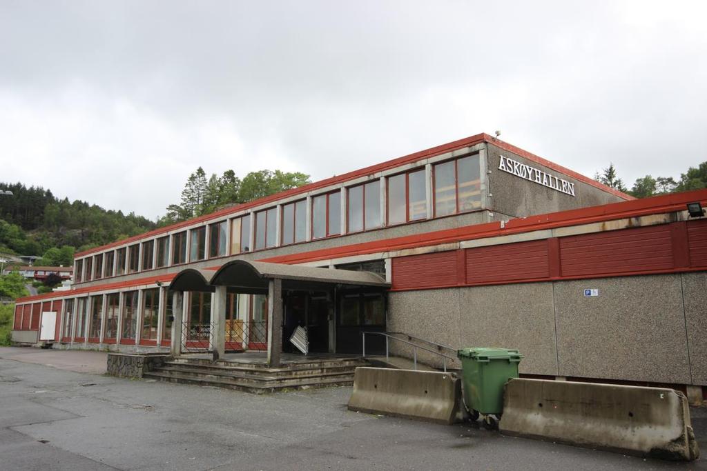 Rapport fra akustikkma ling Askøyhallen, Hallen Askøy i Hordaland Hordaland musikkråd, rapport dato: 21.06.2016 Askøyhallen er en kombinert idrettshall og svømmehall. Hallen ble bygget i 1971.