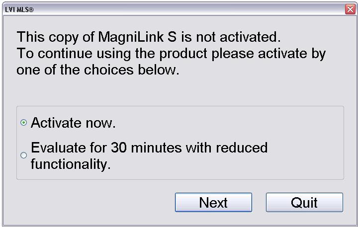 Lisens MagniLink S programvaren inneholder et lisenssystem som binder din versjon av programvaren til ditt MagniLink S Reader kamera.