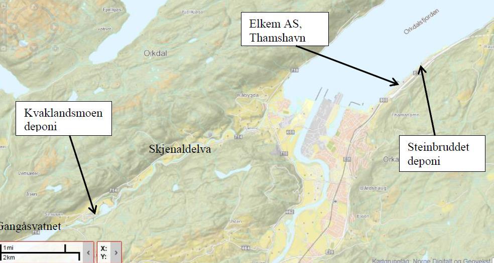 energi fra avgassen fra ovnene. I tillegg gjelder tillatelsen et deponi på Kvaklandsmoen for ordinært avfall samt et deponi for inert samt noe ordinært og noe farlig avfall i Steinbruddet.