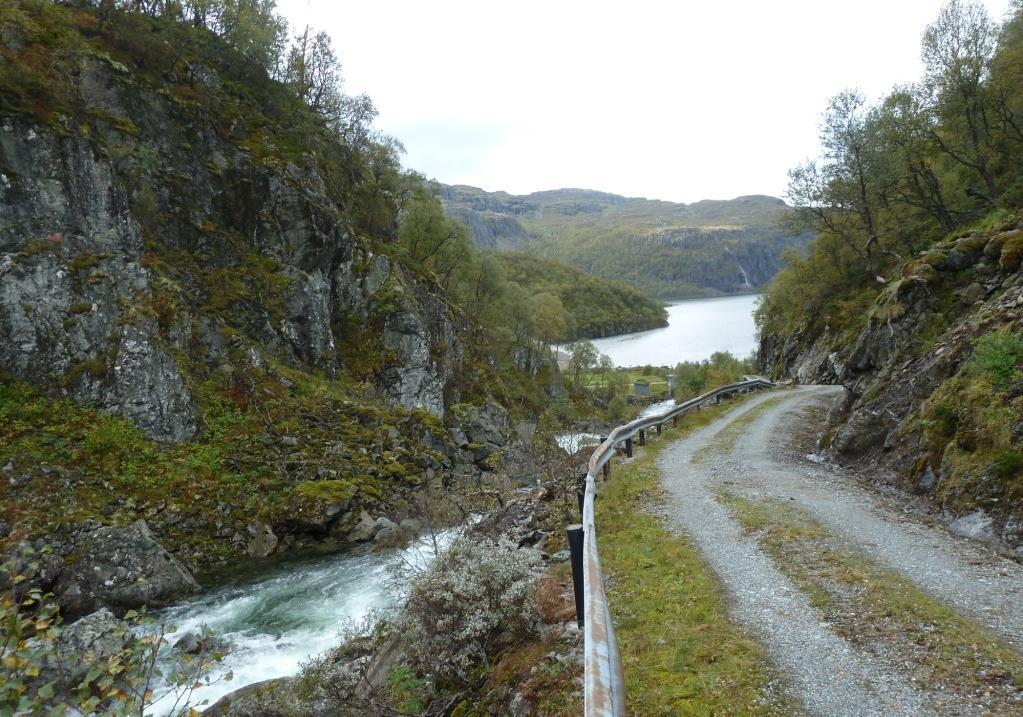 Figur 10. Øverst: Bergvegg i Nyastøljuvet.