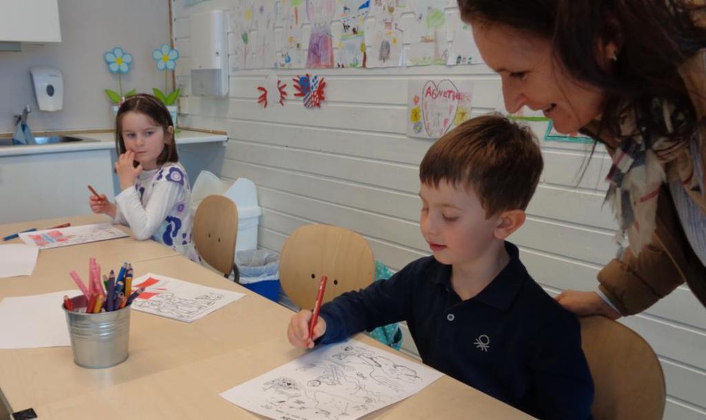 Overgang mellom barnehage og skole Barnehagen skal, i samarbeid med skolen, legge til rette for barns overgang fra barnehage til skole. Dette skal skje i nært samarbeid med barnets hjem.