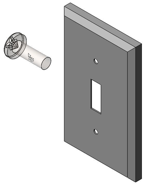 Leksjon 5: Grunnleggende om SolidWorks Toolbox 2 I Toolbox Browser blar du til Ansi Inch (ANSI-tommer) > Bolts and Screws (Bolter og skruer) > Machine Screws (Maskinskruer) i mappestrukturen.