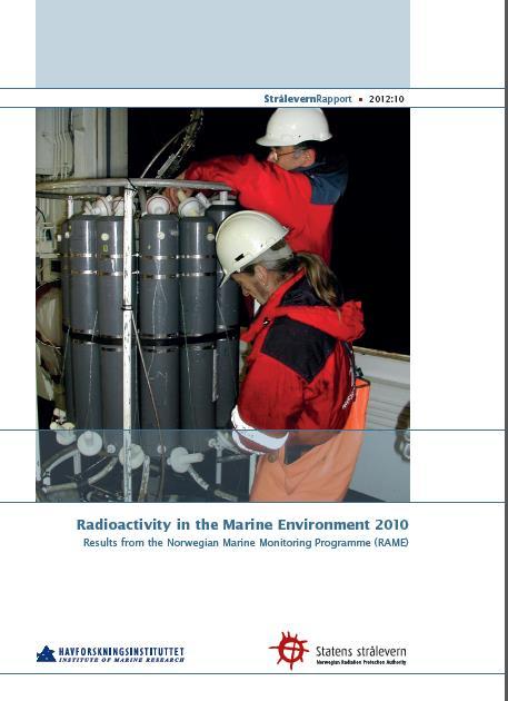 Marin overvåking Radioactivity in the Marine Environment (RAME) Område Sjøvann Sediment Biota Barentshavet 2015 + 3 2015 + 3 2015 + 3 Nordsjøen 2016 + 3 2016 + 3
