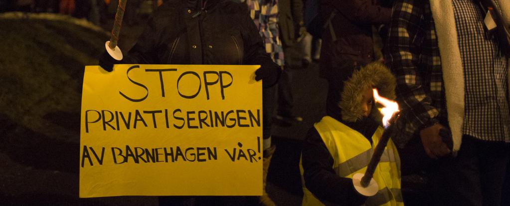 8: BARNEHAGE OG SKOLE Foto: Frank Sundal. Gratis for alle, med nok voksne Gode barnehager og skoler sikrer utvikling og likeverdige vilkår for oppvekst og læring.