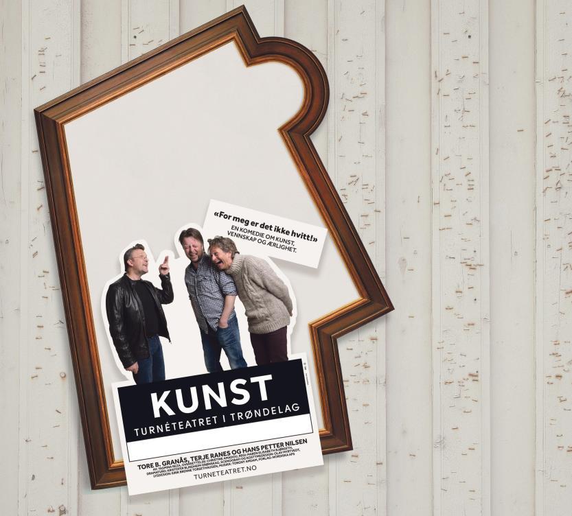 Lierne skal være en kommune der folk trives og vil bo side 4 Turnéteatret i Trøndelag kommer på Nordli samfunnshus Tirsdag 3. oktober kl. 19.00 med teaterstykket «Kunst» Hva er kunst?