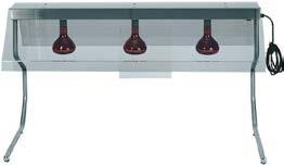 Termostat 30-90C  PCI4711, 1 lampe 450x640x800mm 250+250W 2695,- 3850,- PCI4712, 2 lamper 850x640x800mm 450+500W 3386,- 4837,- PCI4713, 3