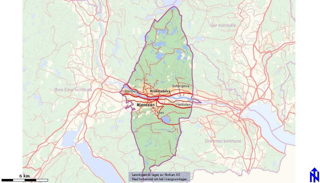 1. Innledning 1.1. Beliggenhet Krokstadbekken har sitt utspring på nordsiden av Drammenselva og renn ut i denne like øst for Mjøndalen gamle bru. 1.2.