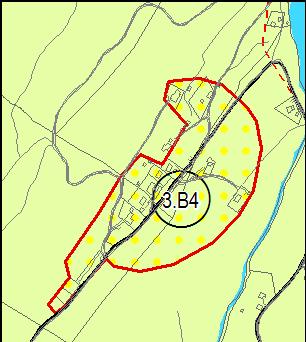 Oselvvassdraget (C-verdi), rett nord for utbyggingsområdet.