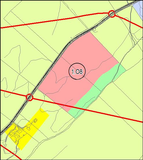 1.I5 Moberg 10 daa industri Ingen funn i eller i av utbyggingsområd et. Åkerrikse (kritisk trua) observert ved Halhjemsvegen, om lag 100m unna. 1.O3 Moberg 11 daa offentleg føremål Ingen funn i eller i av utbyggingsområd et.