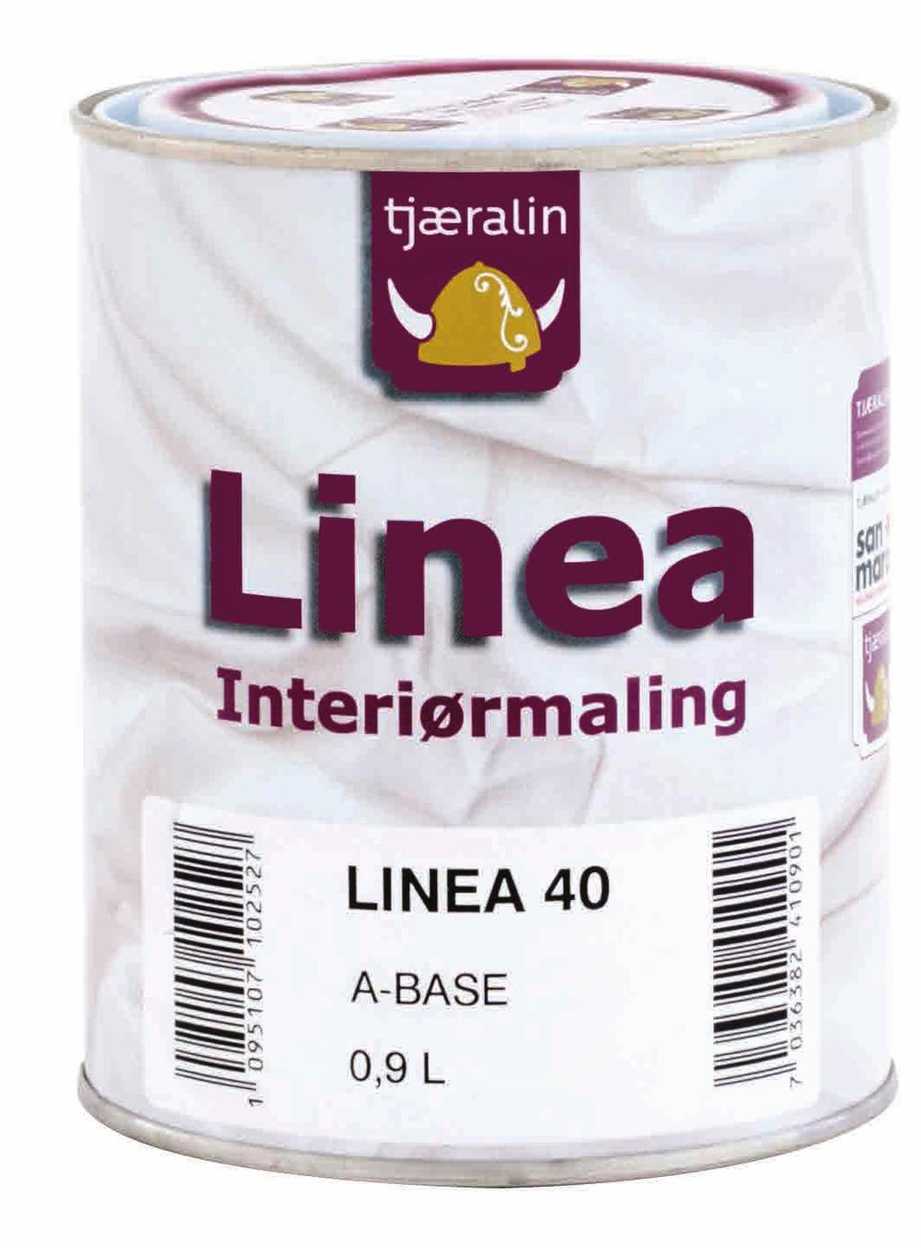 LINEA INTERIØR 15/40 a Lett å påføre a Slitesterk a Gulner ikke Mer info om Linea Interiør