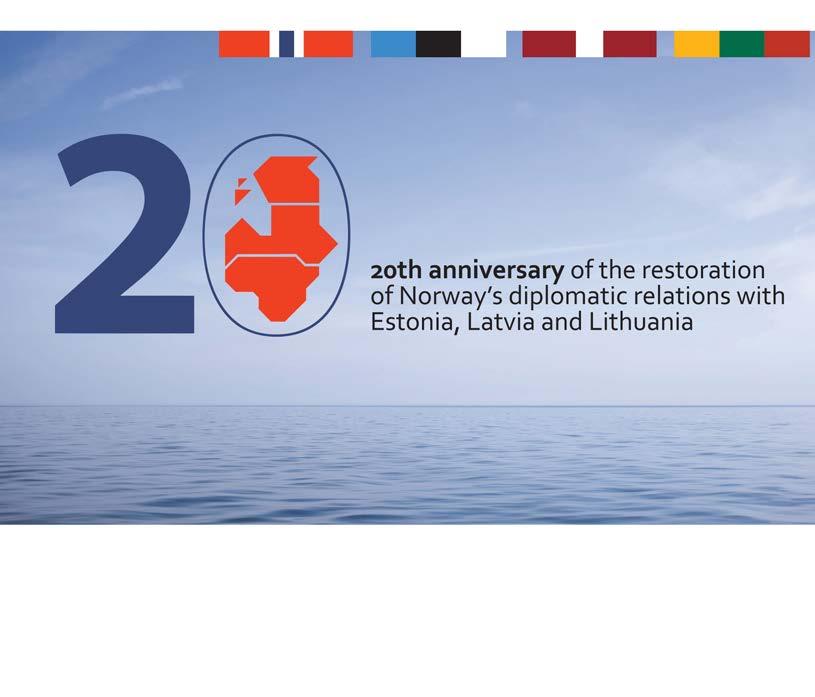 Baltikum 20 år LOGO, KONFERANSEPROFIL // 2011 i UTENRIKSDEPARTEMENTET Logo, sceneteppe og noen mindre produkter til