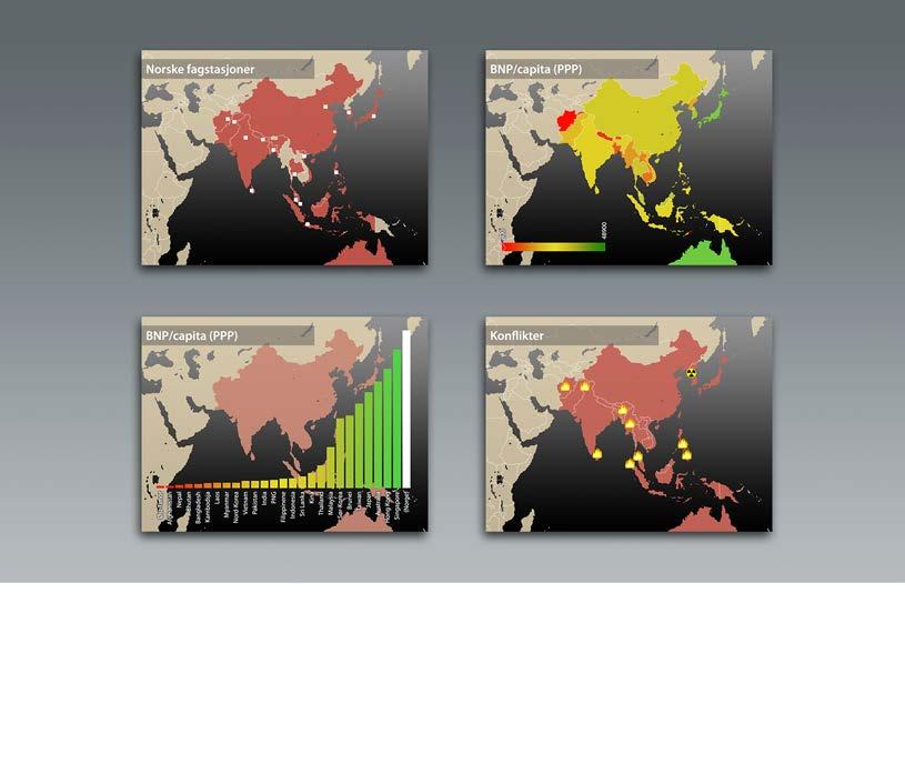 Asiamøte KART, GRAFER // 2008 UTENRIKSDEPARTEMENTET i Kart og