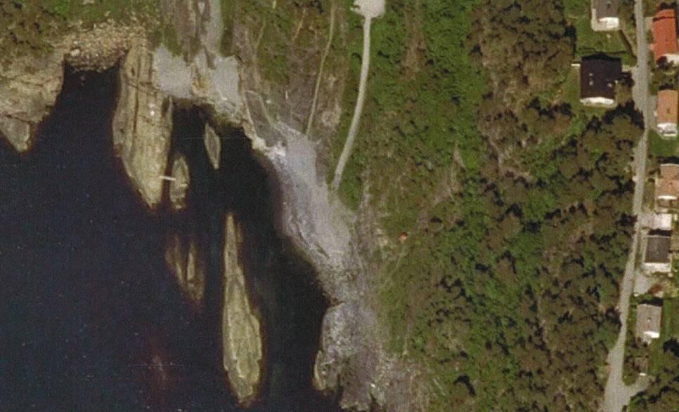 Side 8 av 35 Skjermet område med stein Fjell med sprutmerker Fjell i strandsonen Økotoks og