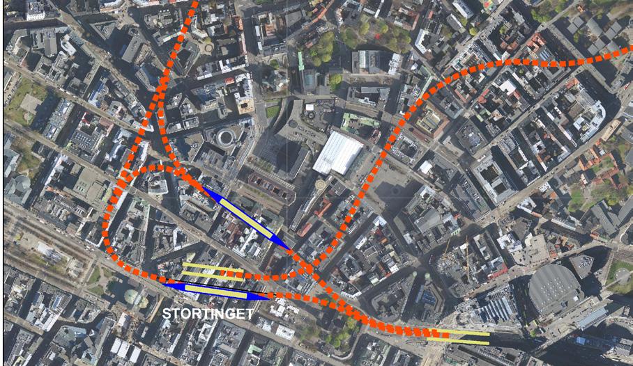 HØRINGSUTGAVE PLANPROGRAM NY T-BANETUNNEL St- Olavs plass - Stortinget - Youngstorget I området mellom St.