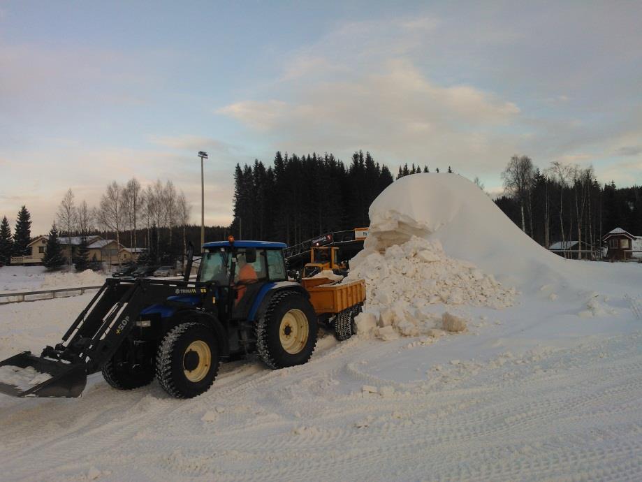 Utkjøring av snø.