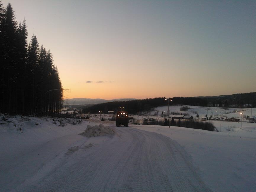 Transport av snø!