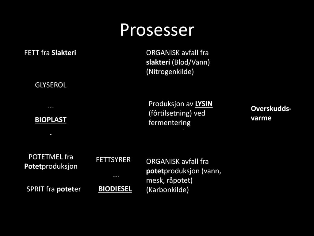 P rosesser FETT fra Slakteri GLYSEROL BIOPLAST ORGANISK avfall fra slakteri