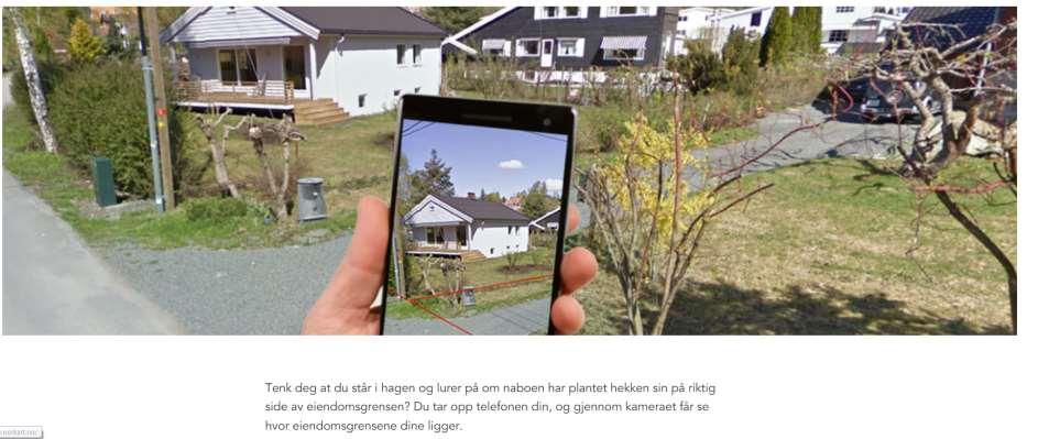 Hvor går grensen Spennende innovasjon Google, prosjekt Tango, «utvidet virkelighet»/augmented Reality (AR)