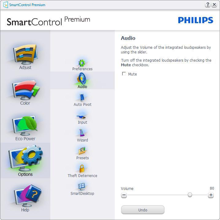 3. Bildeoptimering SmartControl Premium fra høyreklikkkontekstmenyen. Enable Task Tray (Aktiver oppgaveskuff)- ikonet er avkrysset (På) som standard.