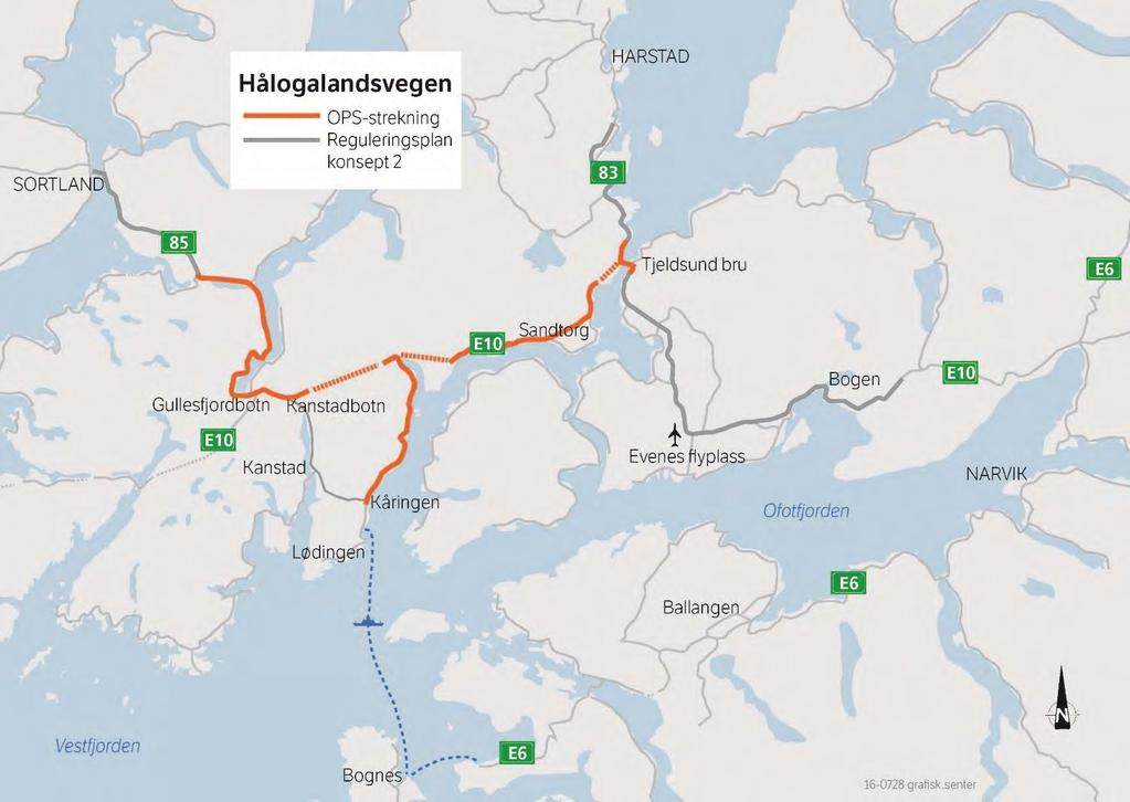 Mulig oppstart 2018-2021 E10/Rv. 85/Rv.